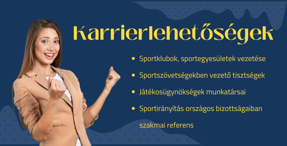 sportszervező - karrier - nagy, széles kép szövegbe